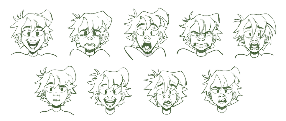 Peter Pan Facial Expressions